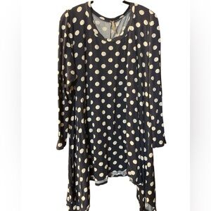 Polka Dot Long Sleeve Top